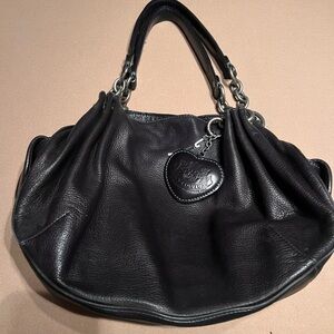 Vintage Juicy Couture Black Leather Women's Bag